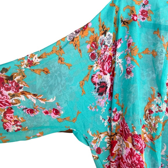 Floral Kimono Cover-Up - Picture 4 of 8